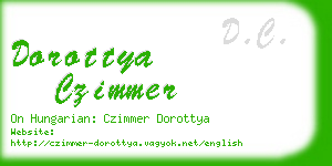 dorottya czimmer business card